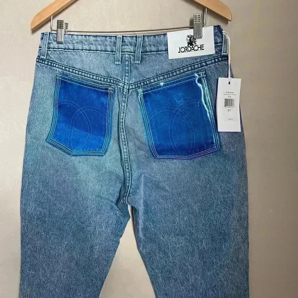 Jordache Vintage High Rise Crop Jeans Blue Size 31 - Picture 9 of 15